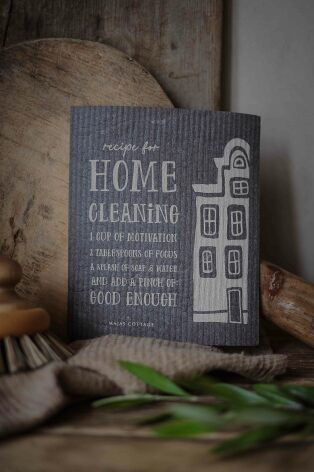 Disktrasa | Dishcloth Recipe for house cleaning