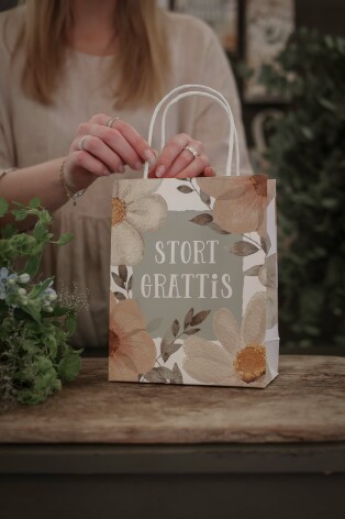 Majas Gåvopåse | Giftbag Stort Grattis!