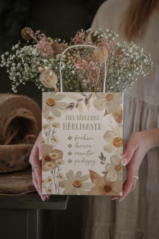 Majas Gåvopåse | Giftbag Till världens härligaste fröken, lärare, mentor, pedagog..