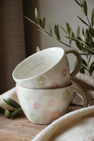 Majas Mugg En vän som du får hjärtat att blomstra