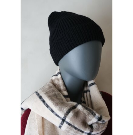 Ribbstickad Mssa Svart