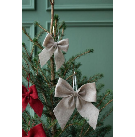 Rosett Julgranshänge Linne Liten