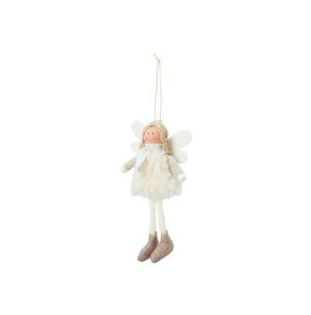 Ängel Julgranshänge Beige