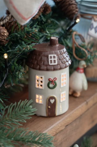Keramikhus Christmas Joy Beige Krans
