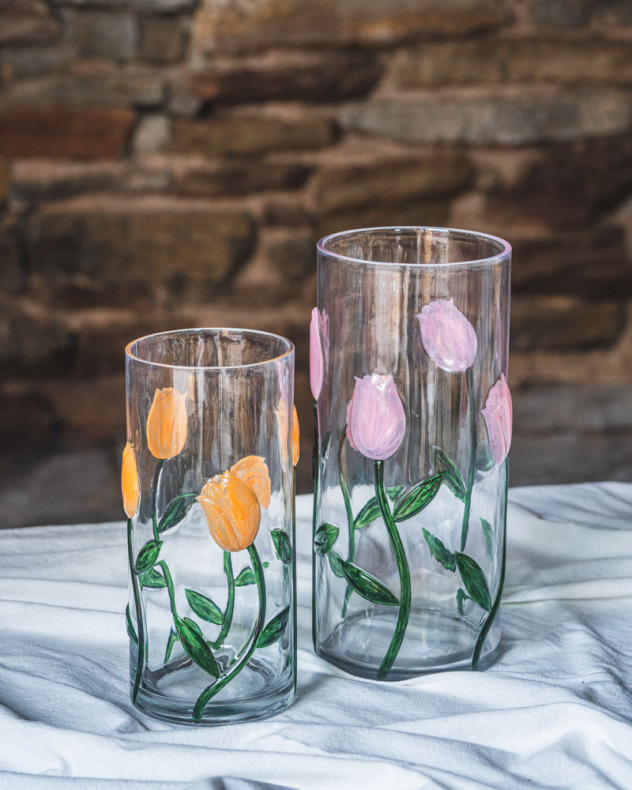 Vas Tulpaner Aprikos