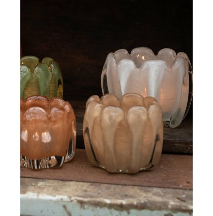 Mila Ljuslykta Beige Liten