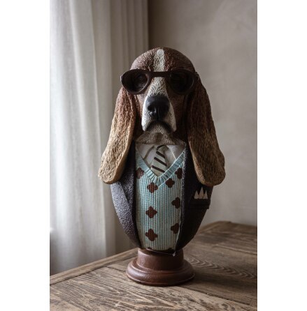Byst Basset Hound Glas�gon