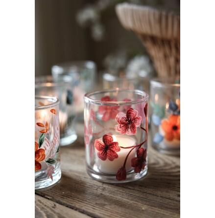 Clara Flower Lykta 7x6cm