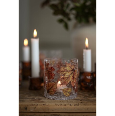 Majas Lykta Autumn Forest Leaves 9x10 cm