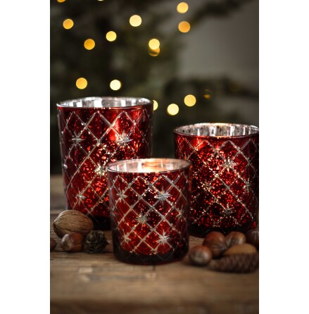 Rea | Majas Lykta Ruby Elegance 3/set